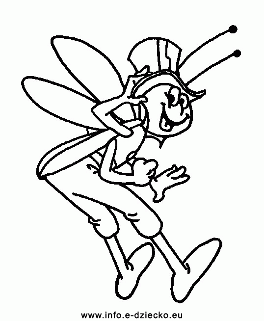 Pszczółka Maja kolorowanki